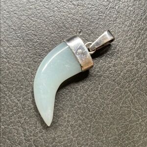 Silver and Light Jade (light green)